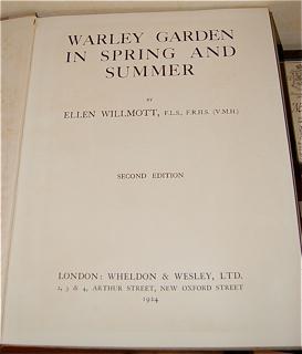 Seller image for The Warley Garden in Spring and Summer. for sale by Trillium Antiquarian Books