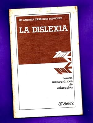 Seller image for LA DISLEXIA. for sale by Librera DANTE