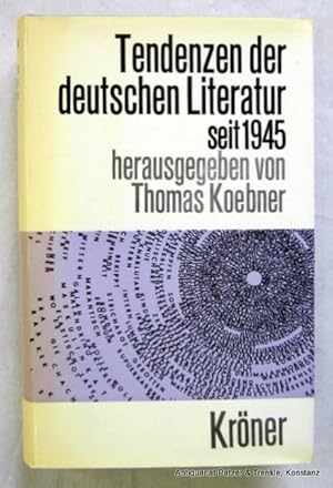 Bild des Verkufers fr Herausgegeben von Thomas Koebner. Stuttgart, Krner, 1971. X, 559 S. Or.-Lwd. mit Schutzumschlag; dieser tlw. gebrunt. (Krners Taschenausgabe, 405). (ISBN 3520405016). zum Verkauf von Jrgen Patzer