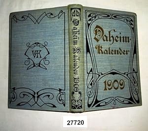 Bild des Verkufers fr Daheim-Kalender 1909 zum Verkauf von Versandhandel fr Sammler