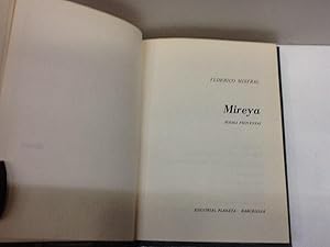 Imagen del vendedor de MIREYA FEDERICO MISTRAL a la venta por LIBRERIA ANTICUARIA SANZ