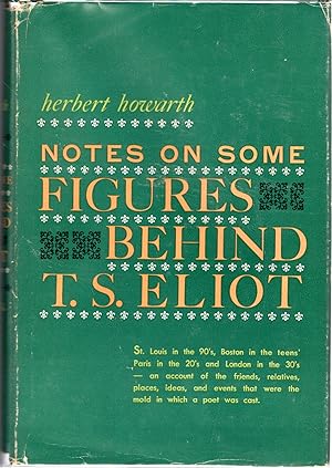 Image du vendeur pour Notes on Some Figures Behind T. S. Eliot mis en vente par Dorley House Books, Inc.