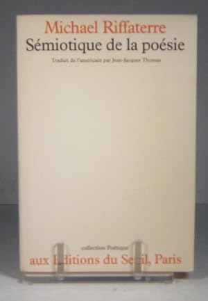 Imagen del vendedor de Smiotique de la posie a la venta por Librairie Bonheur d'occasion (LILA / ILAB)