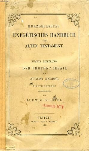 Image du vendeur pour DER PROPHET JESAIA mis en vente par Le-Livre