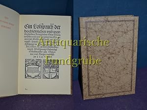 Imagen del vendedor de Ein Lobspruch der Hochlblichen weitbermbten Khnigklichen Stat Wien(n) in Osterreich, wlche wider den Tyrannen und Erbfeindt Christi nit die wenig ist, sondern die hchst Hauptbefestigung der Christenhait ist, . beschriben . im 1548 Jar. Faksimileausgabe der berhmten, 1547 a la venta por Antiquarische Fundgrube e.U.