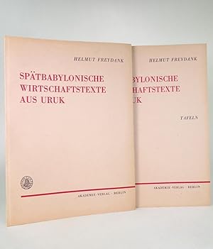 Bild des Verkufers fr Sptbabylonische Wirtschaftstexte aus Uruk. I. Text; II. Tafeln. [TWO VOLUMES]. zum Verkauf von Librarium of The Hague