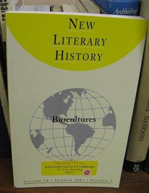 Bild des Verkufers fr New Literary History: A Journal of Theory and Interpretation; Volume 38, Number 3, Summer 2007 zum Verkauf von PsychoBabel & Skoob Books