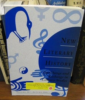 Image du vendeur pour New Literary History: A Journal of Theory and Interpretation; Volume 38, Number 4, Autumn 2007 mis en vente par PsychoBabel & Skoob Books
