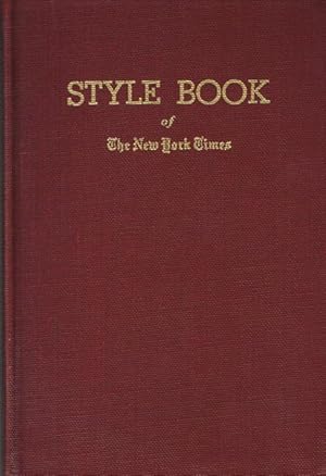 Style Book of The New York Times.