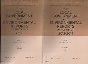 Local Government And Environmental Reports Of Australia 2013-2014 Vol. 200 - Part 2 & Part 3