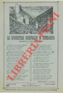 Lo spaventoso nubifragio in Lombardia avvenuto il 23 luglio 1910.