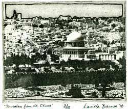 Jerusalem from Mt. Olives.