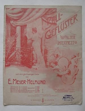 Bild des Verkufers fr Ballgeflster (Walzer-Intermezzo fr Klavier zu 2 Hnden erleichtert, Op.73 No.2) zum Verkauf von ANTIQUARIAT H. EPPLER