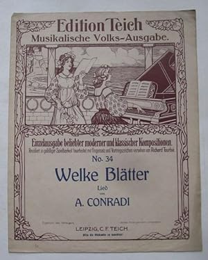 Bild des Verkufers fr Welke Bltter (Lied fr Gesang und Piano) zum Verkauf von ANTIQUARIAT H. EPPLER