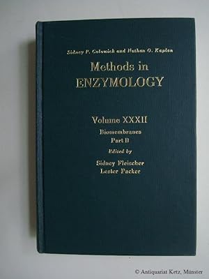 Imagen del vendedor de Methods in Enzymology. Volume XXXII (32). Biomembranes. Part B. a la venta por Antiquariat Hans-Jrgen Ketz