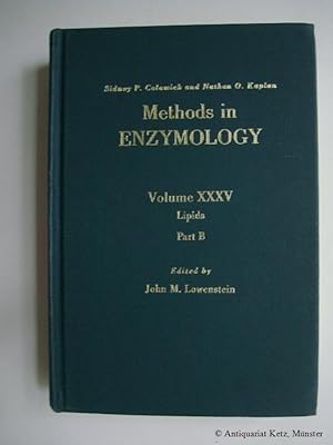 Methods in Enzymology. Volume XXXV (35). Lipids. Part B.