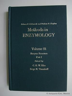 Image du vendeur pour Methods in Enzymology. Volume 91. Enzyme Structure. Part I. mis en vente par Antiquariat Hans-Jrgen Ketz