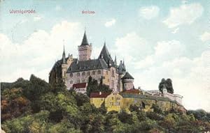 Seller image for Schloss. Ansichtskarte in farbigem Lichtdruck. Abgestempelt Halberstadt 09.10.1913. for sale by Antiquariat Heinz Tessin