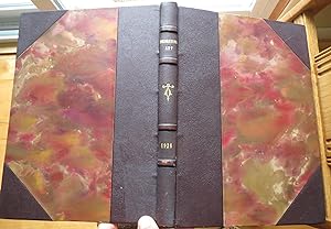 DECORATIVE ART 1936. Fine Half Leather Binding