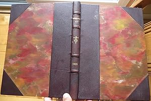 DECORATIVE ART 1935. FINE HALF LEATHER BINDING.