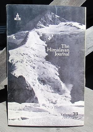 Bild des Verkufers fr The Himalayan Journal Volume 39 1981 1982 zum Verkauf von JP MOUNTAIN BOOKS