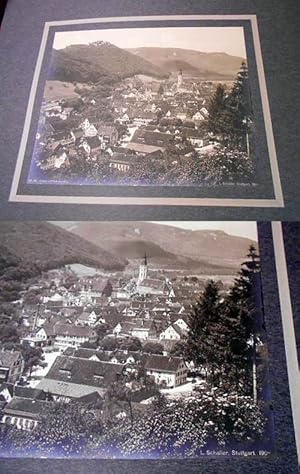 Seller image for Original-Photographie "Urach mit Hohenurach" for sale by Antiquariat Clement