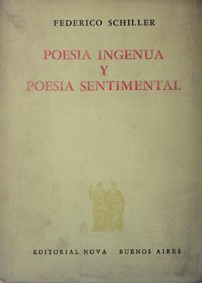 Bild des Verkufers fr POESA INGENUA Y POESA SENTIMENTAL zum Verkauf von Laila Books