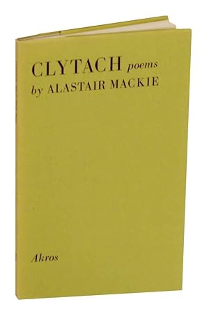 Bild des Verkufers fr Clytach: poems zum Verkauf von Jeff Hirsch Books, ABAA