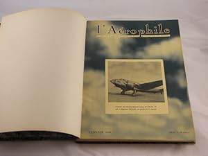 Bild des Verkufers fr (Hrsg.) L'Aerophile 1939. La revue d'aeronautique la plus ancienne du monde. Publication mensuelle. zum Verkauf von Antiquariat Bebuquin (Alexander Zimmeck)