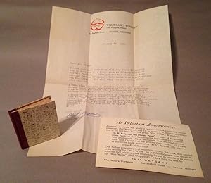 Image du vendeur pour G. H. Petty and His Private Press [Miniature Book] mis en vente par Books & Bidders Antiquarian Booksellers
