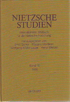 Nietzsche-Studien., Internationales Jahrbuch für die Nietzsche-Forschung. Hrsg. von Ernst Behler,...