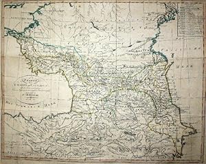 Charte der Laender am Caucasus. nach den besten vorhandenen Charten, Reisen, und astronomischen O...