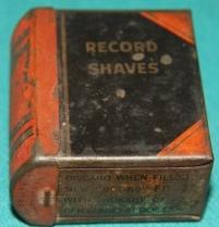 [Faux Book] Record Shaves Tin