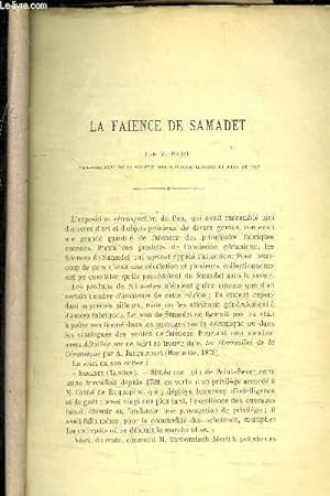 Seller image for LA FAIENCE DE SAMADET - 1890-1891 for sale by Le-Livre