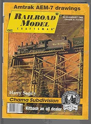 Seller image for Model Railroad Craftsman August 1985 Volume 54 Number 3 for sale by Riverwash Books (IOBA)