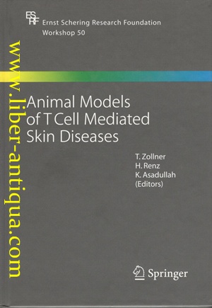 Image du vendeur pour Animal Models of T Cell-Mediated Skin Diseases mis en vente par Antiquariat Liber Antiqua