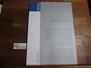 Bild des Verkufers fr Scham und Schamlosigkeit : Eine Spurensuche zum Verkauf von Antiquariat im Kaiserviertel | Wimbauer Buchversand