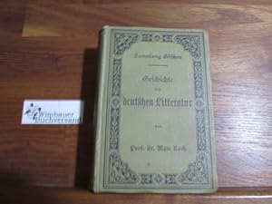 Bild des Verkufers fr Geschichte der deutschen Litteratur. zum Verkauf von Antiquariat im Kaiserviertel | Wimbauer Buchversand