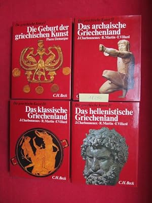 Die griechische Kunst. - 4 Bände (komplett) . [Aus d. Franz. übertr. von Franz Graf von Otting u....