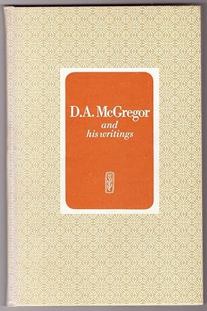 Seller image for D. A. McGregor and his writings for sale by Ainsworth Books ( IOBA)