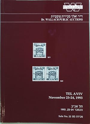 Dr. Wallach Public Auctions: Sale No. 22, November 23-24, 1993;