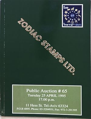 Zodiac Stamps Ltd.: Public Auction No. 65, Tuesday 25 April 1995;