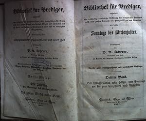 Imagen del vendedor de Bibliothek fr Prediger: ERSTE ABTHEILUNG: Dritter Band: Die Sonntage des Kirchenjahres: Der Pfingst-Ciklus, erste Hlfte, vom Sonntage vor bis zum dreizehnten nach Pfingsten. a la venta por books4less (Versandantiquariat Petra Gros GmbH & Co. KG)