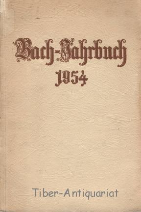 Bach-Jahrbuch 1954.