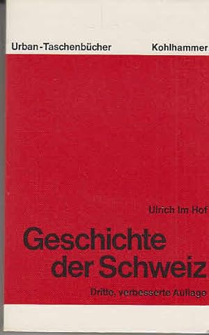Bild des Verkufers fr Geschichte der Schweiz. Urban-Taschenbcher ; Bd. 188 zum Verkauf von AMAHOFF- Bookstores