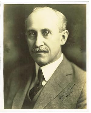 Studio portrait photograph signed and dated, "Orville Wright / Dec. 17, 1928,"