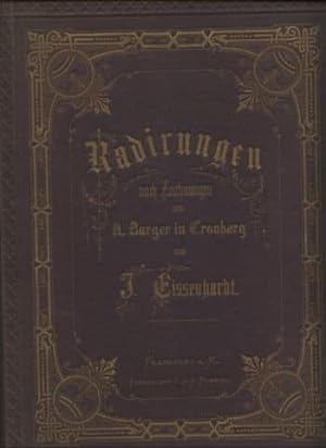 Radirungen (Radierungen). Nach Zeichnungen von A. Burger in Cronberg von J. Eissenhardt.