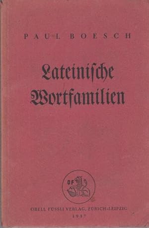 Imagen del vendedor de LATEINISCHE WORTFAMILIEN IN AUSWAHL NACH DEN VERBEN GEORDNET. EIN HILFSMITTEL DEN LATEINISCHEN UNTERRICHT a la venta por Arca dei libri di Lorenzo Casi