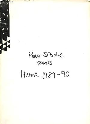 Imagen del vendedor de DOSSIER PER SPOOK - COLLECTION HIVER 1989-90 / 3 PHOTOS NOIR ET BLANC DE LA COLLECTION. a la venta por Le-Livre