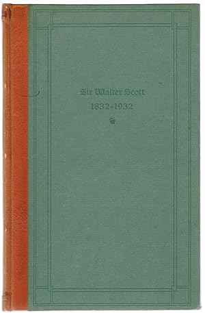 Imagen del vendedor de Sir Walter Scott 1832-1932 a la venta por Crask Books